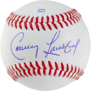 Carney Lansford Athletics A's Signed Baseball Red Sox Angels Proof Autographed